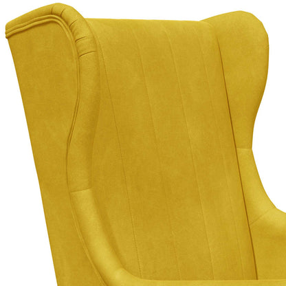 Poltrona Giallo Velluto