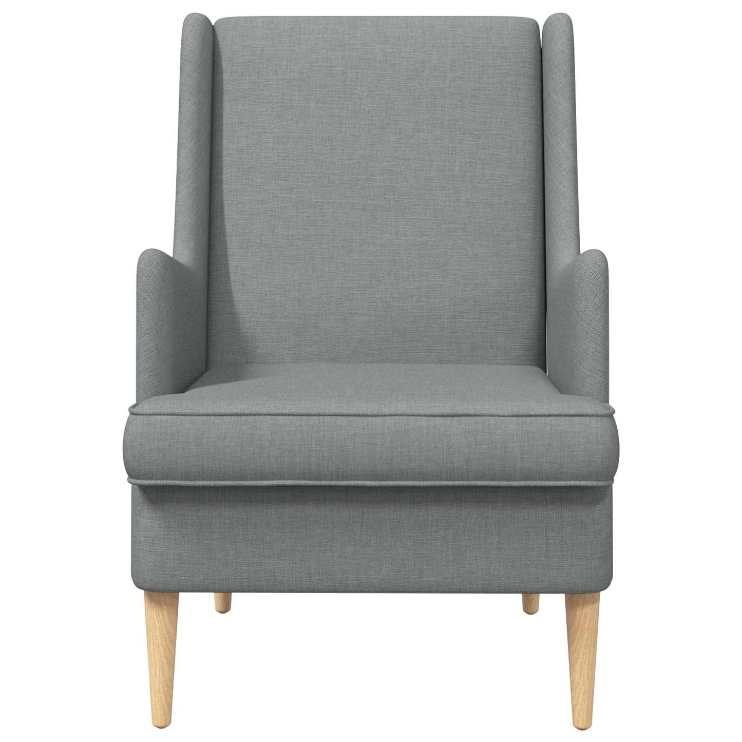 Poltrona Grigio Chiaro Tessuto