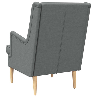 Poltrona Grigio Scuro Tessuto