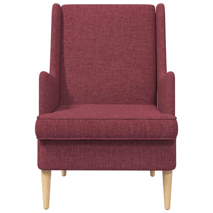 Poltrona Rosso Vino Tessuto