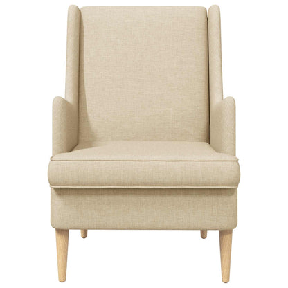 Poltrona Crema Tessuto