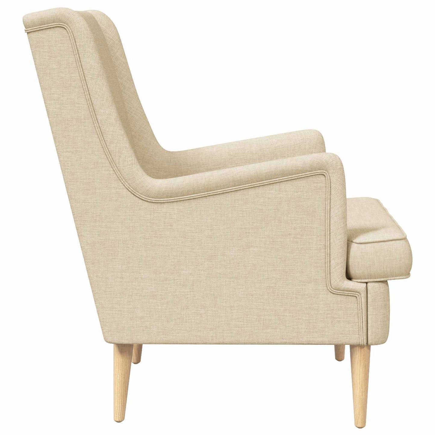 Poltrona Crema Tessuto
