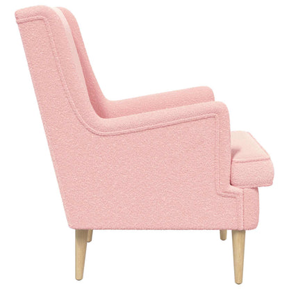 Poltrona Rosa Tessuto in Lana di Pecora | homemem39
