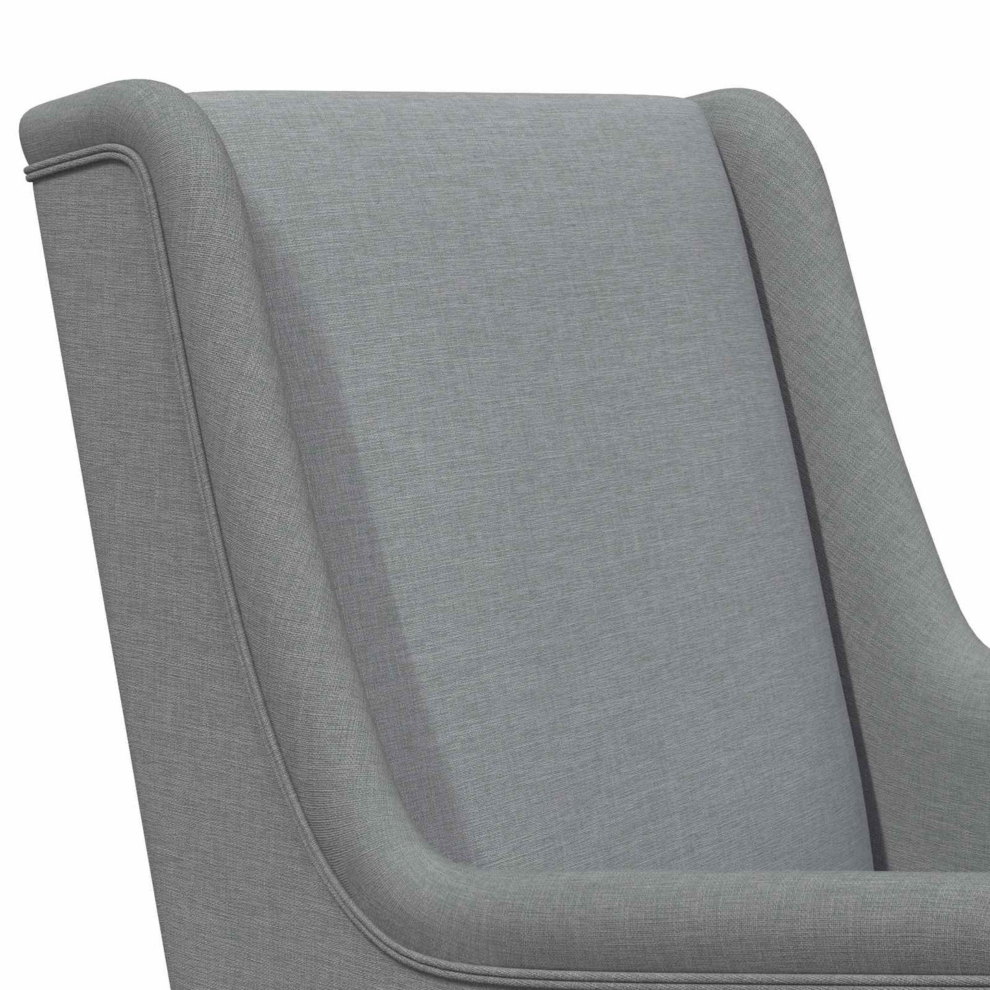 Sedia a dondolo Grigio chiaro 62 x 80 x 85 cm Tessuto | homemem39