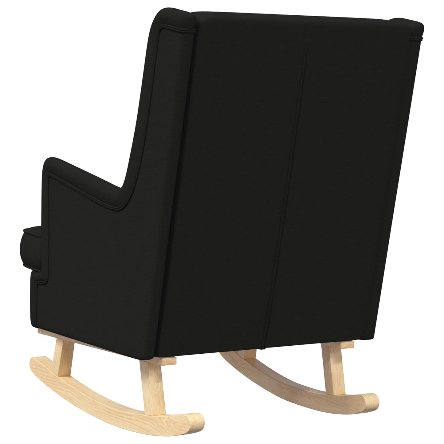 Sedia a dondolo Nero 62 x 80 x 85 cm Tessuto | homemem39