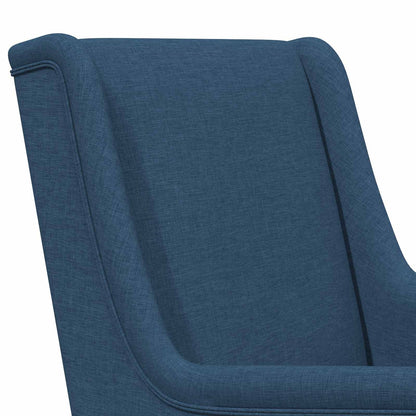 Sedia a dondolo Blu 62 x 80 x 85 cm Tessuto | homemem39