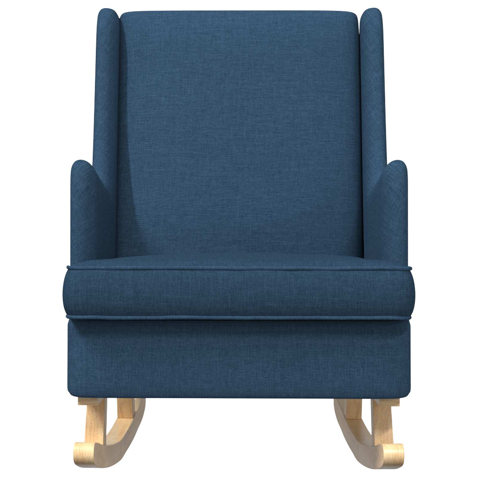 Sedia a dondolo Blu 62 x 80 x 85 cm Tessuto | homemem39