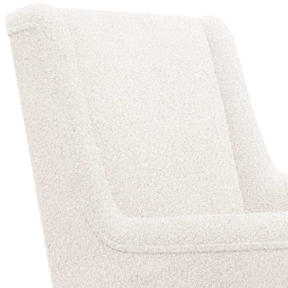 Sedia a dondolo Crema 62 x 80 x 85 cm Bouclé | homemem39
