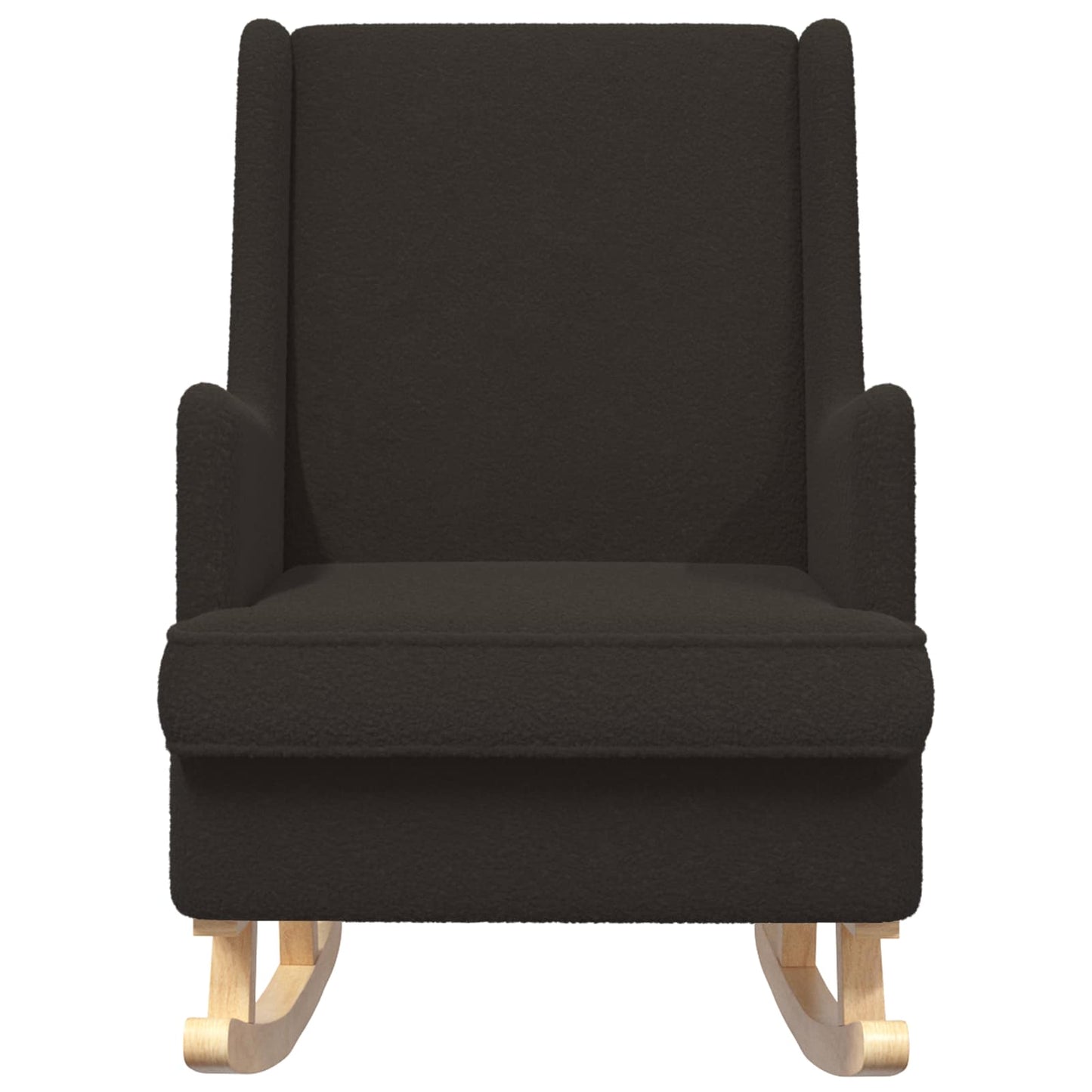 Sedia a dondolo Nero 62 x 80 x 85 cm Bouclé | homemem39