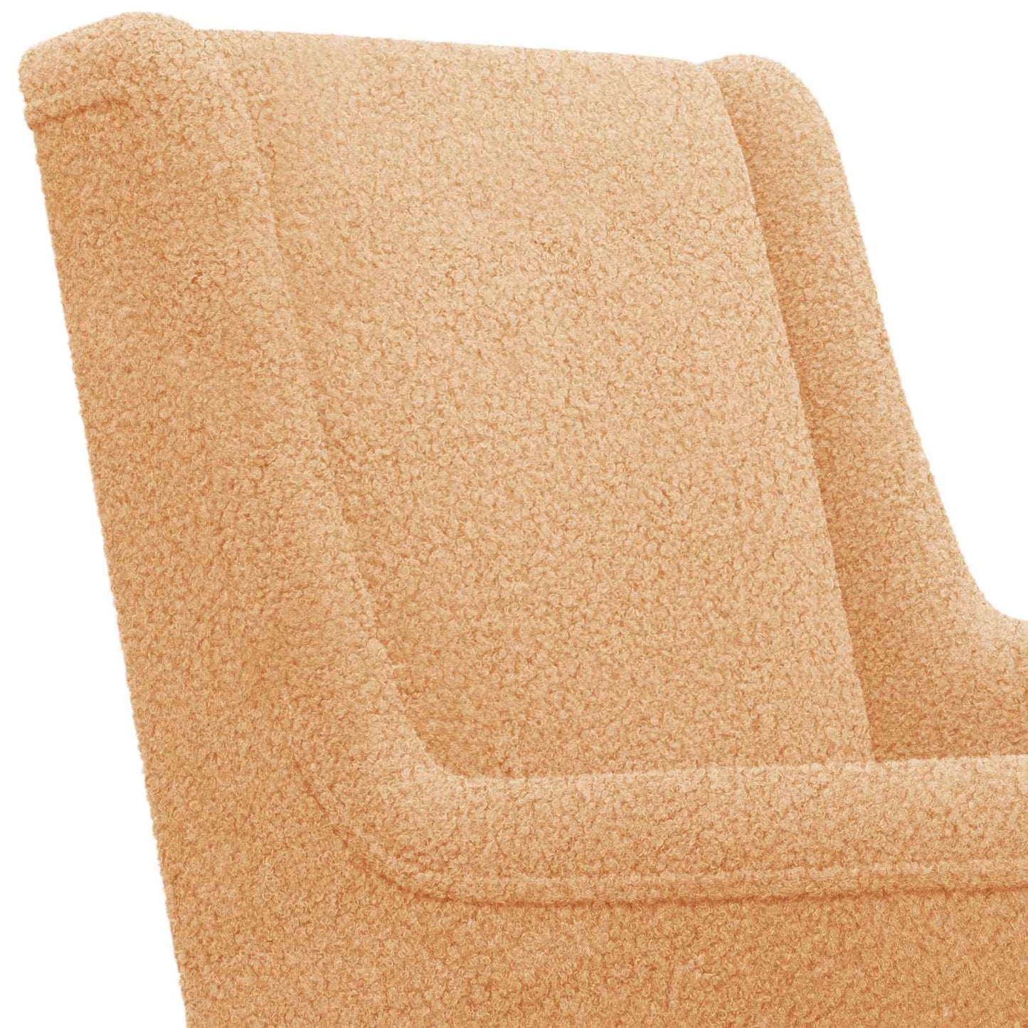 Sedia a dondolo Beige 62 x 80 x 85 cm Bouclé | homemem39