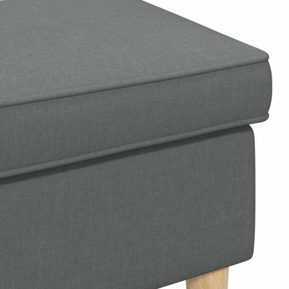 Poggiapiedi Grigio Scuro 55 x 35 x 41 cm | homemem39