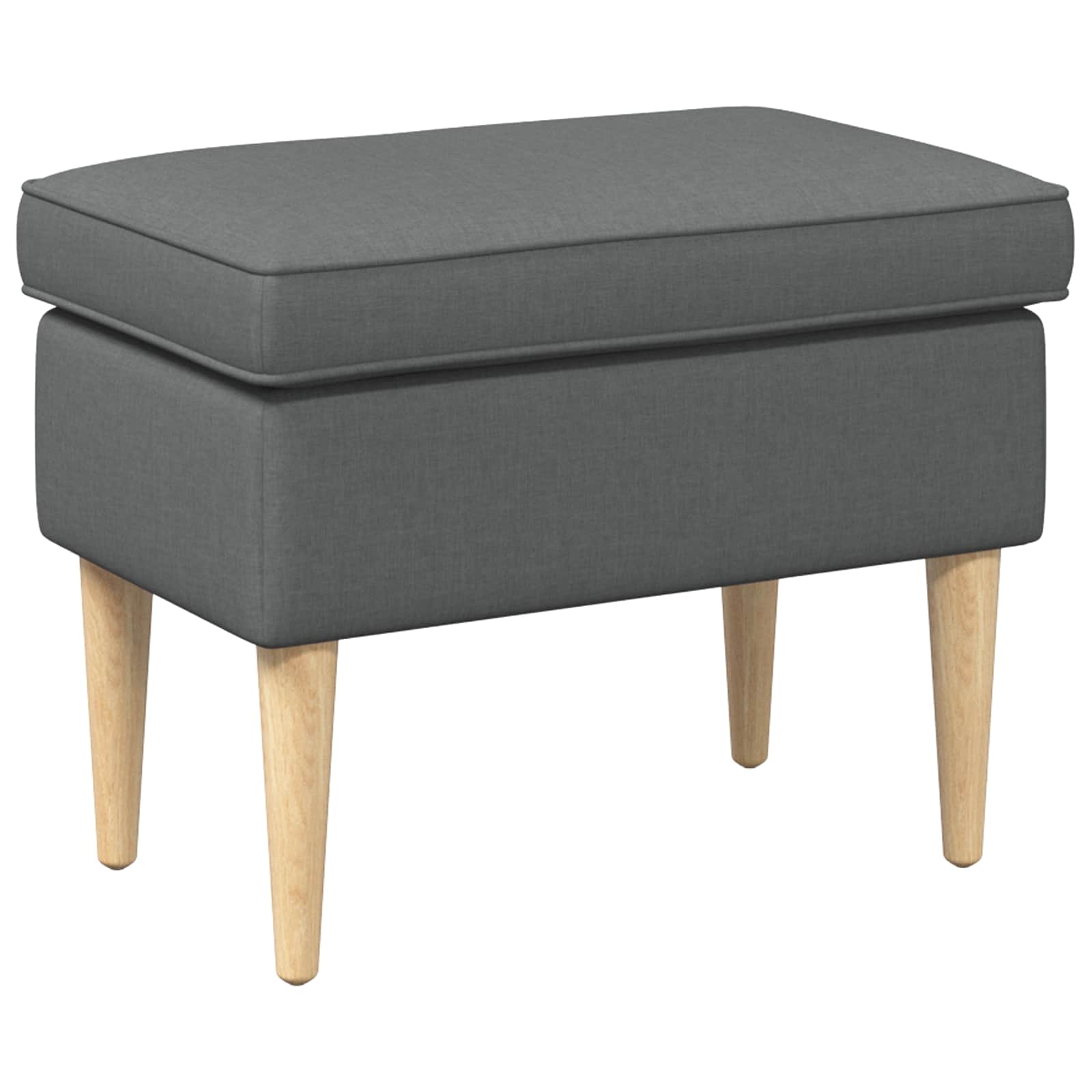 Poggiapiedi Grigio Scuro 55 x 35 x 41 cm | homemem39