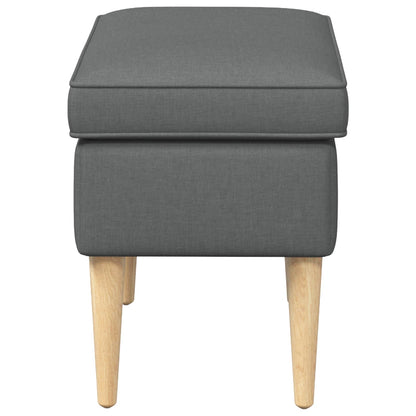 Poggiapiedi Grigio Scuro 55 x 35 x 41 cm | homemem39