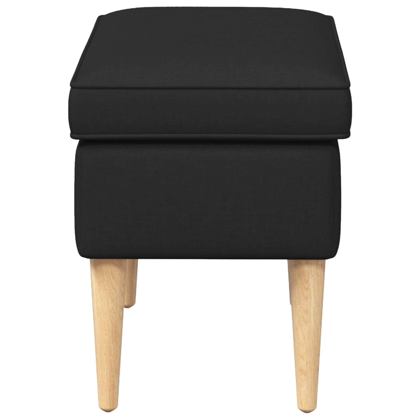 Poggiapiedi Nero 55 x 35 x 41 cm | homemem39