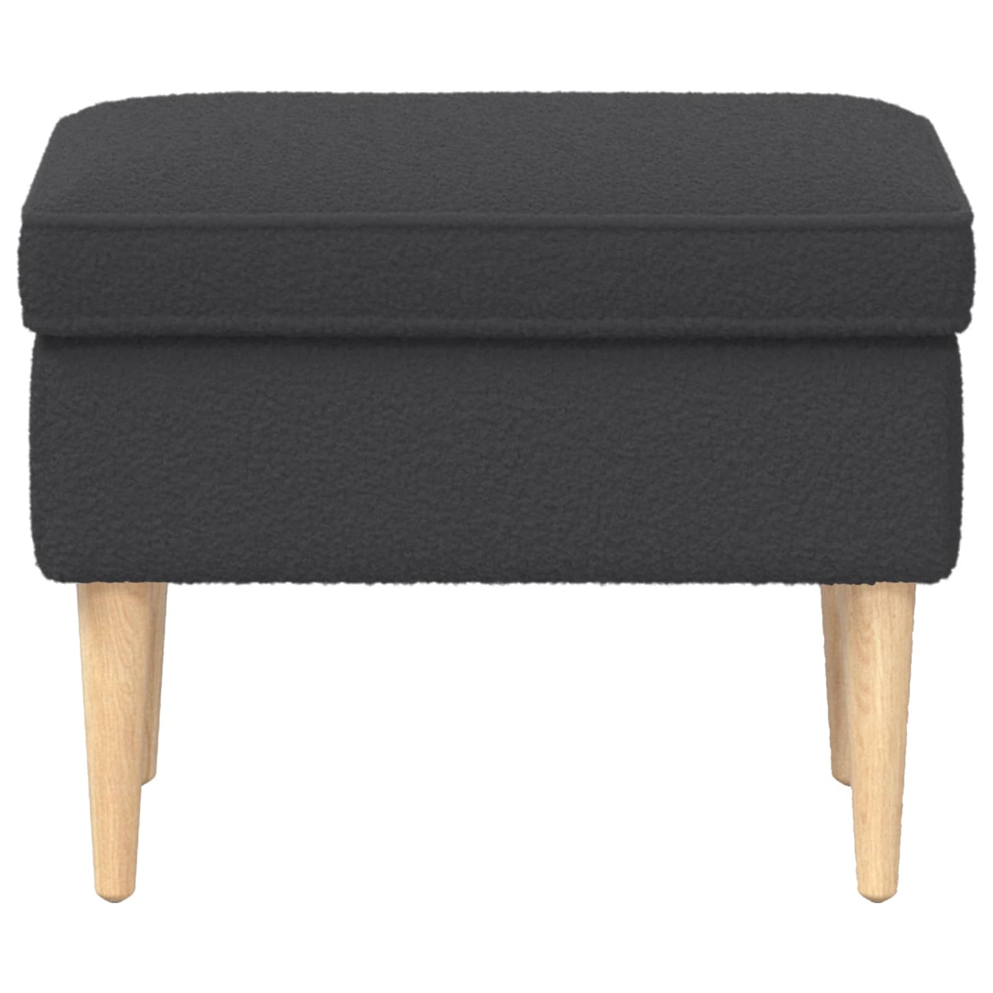Poggiapiedi Grigio Scuro 55 x 35 x 41 cm Bouclé | homemem39
