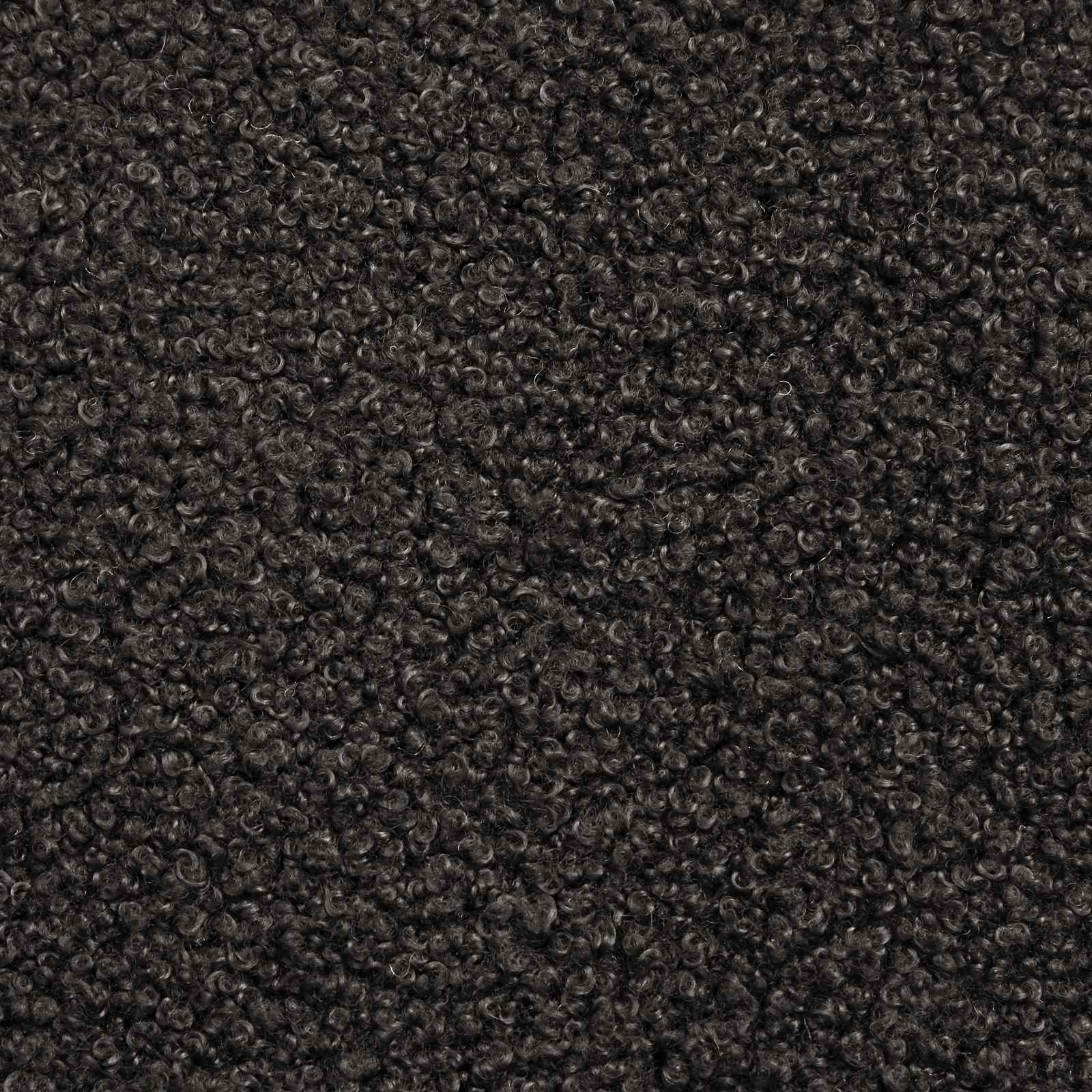 Poggiapiedi Nero 55 x 35 x 41 cm Bouclé | homemem39