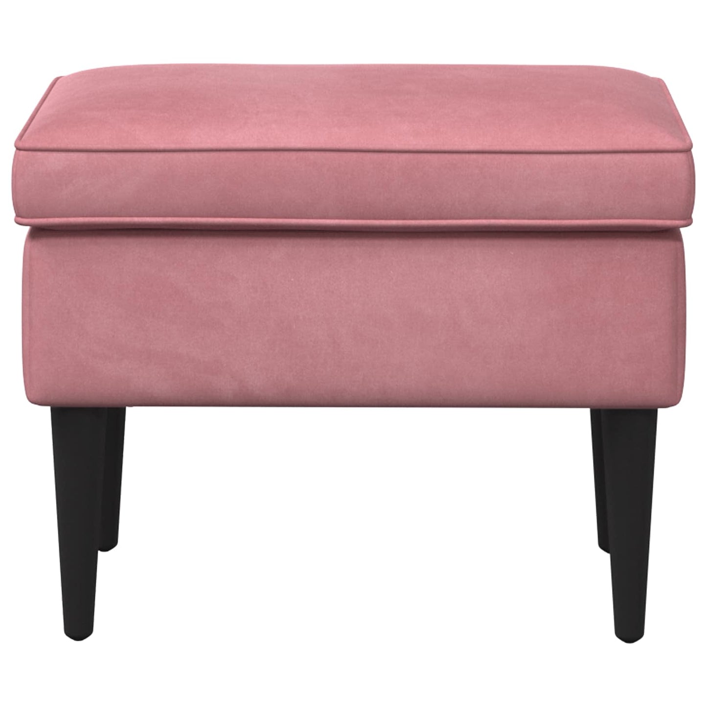 Poggiapiedi Rosa 55 x 35 x 41 cm Velluto | homemem39