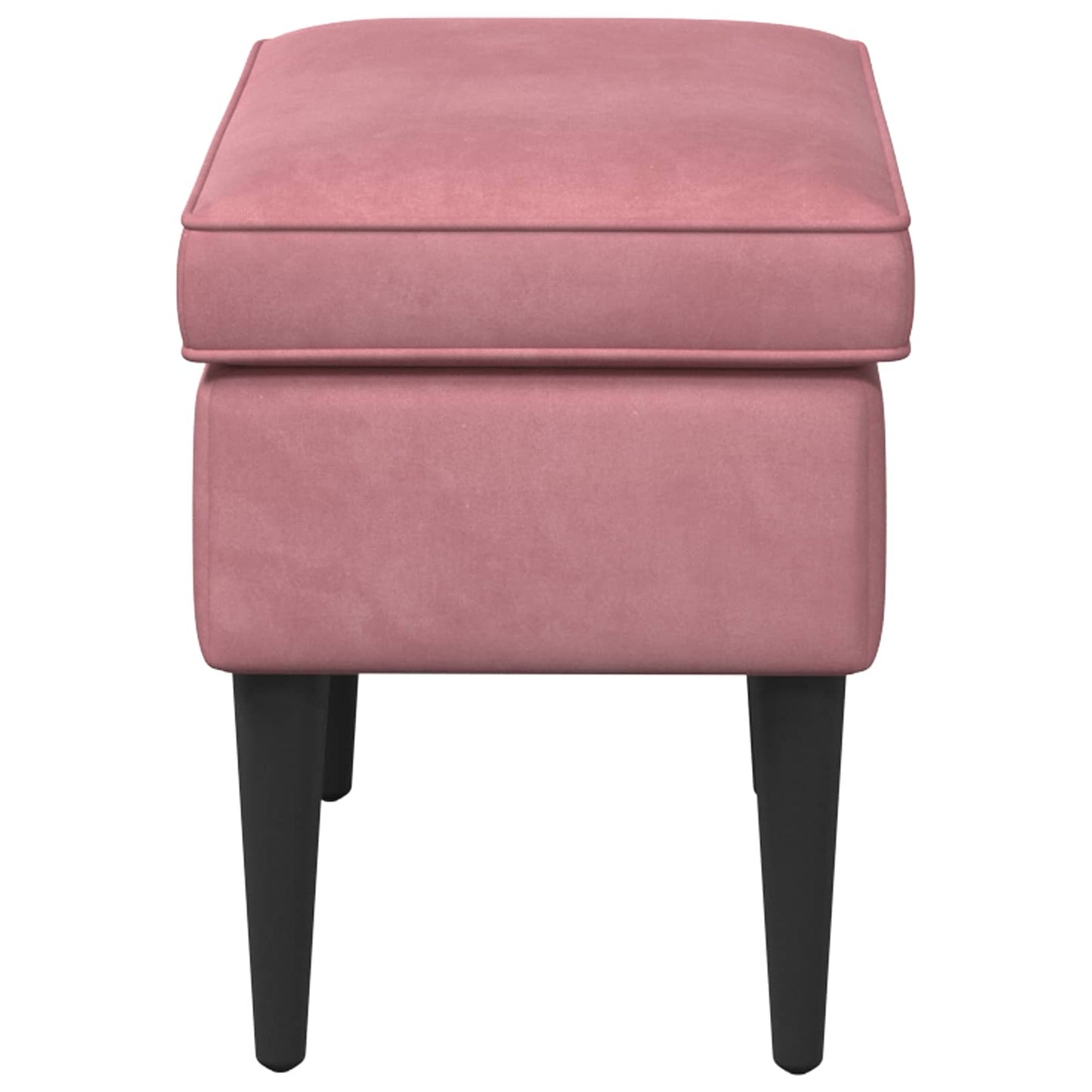 Poggiapiedi Rosa 55 x 35 x 41 cm Velluto | homemem39