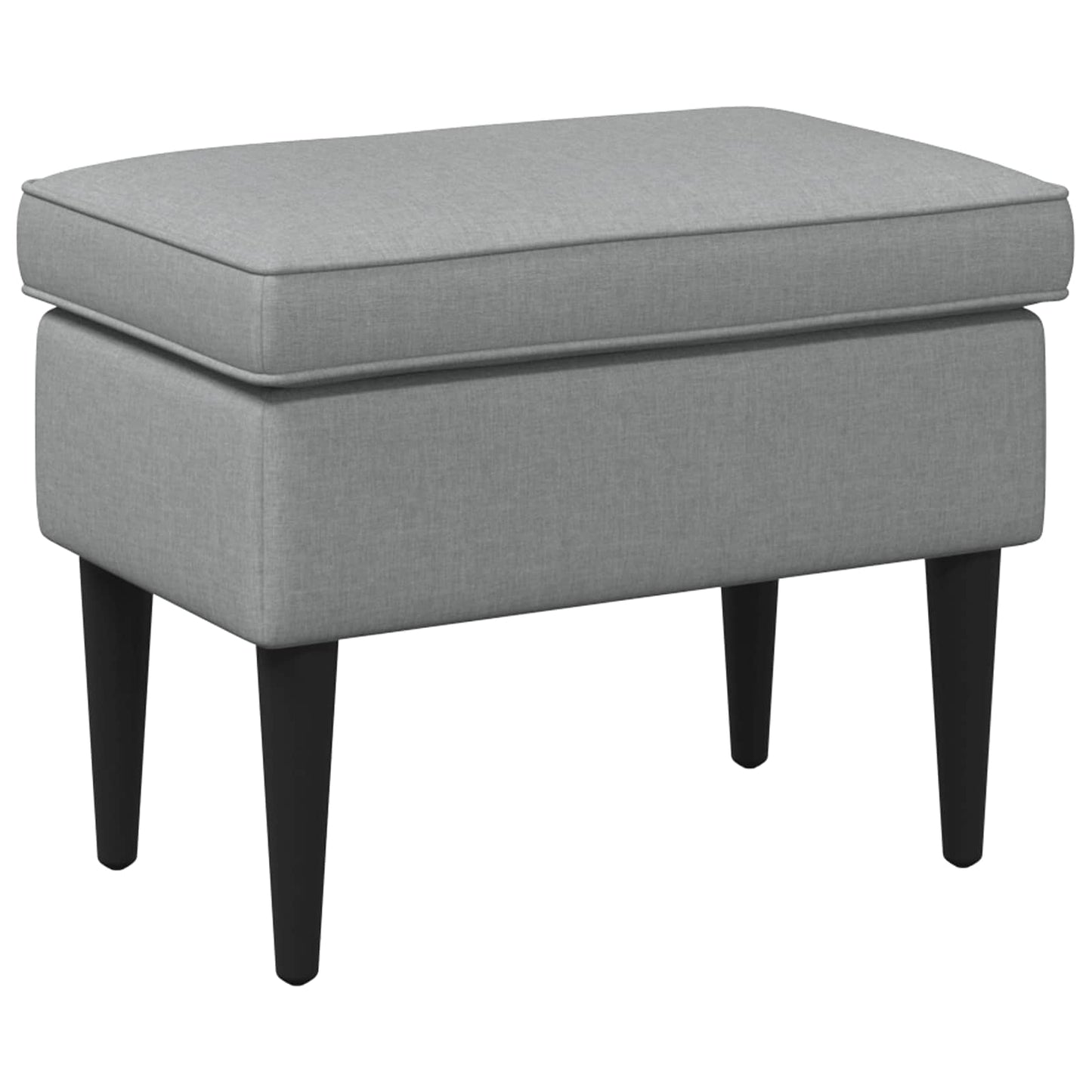Poggiapiedi Grigio Chiaro 55 x 35 x 41 cm Tessuto | homemem39