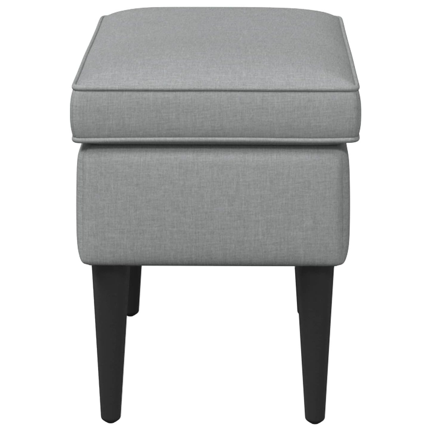 Poggiapiedi Grigio Chiaro 55 x 35 x 41 cm Tessuto | homemem39