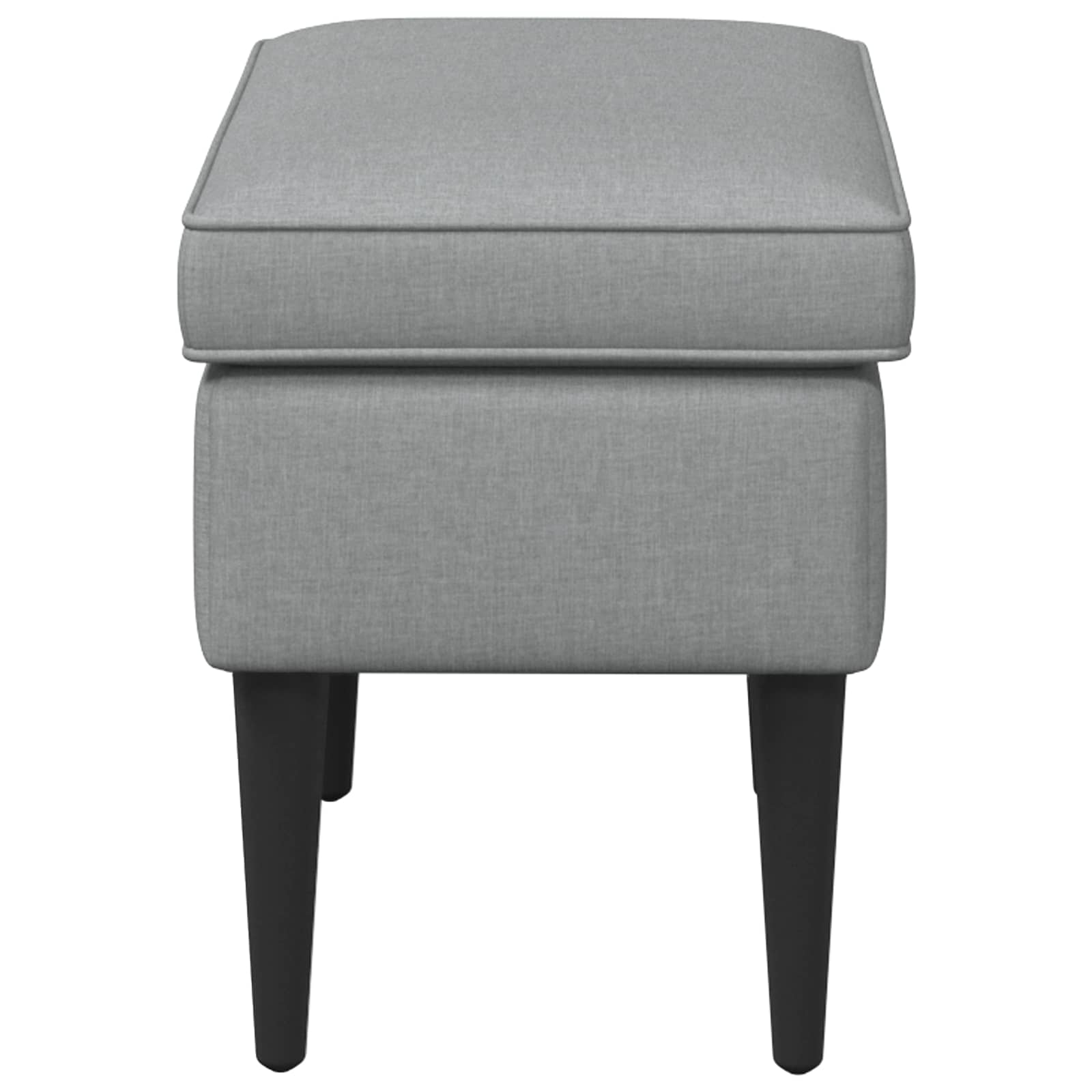 Poggiapiedi Grigio Chiaro 55 x 35 x 41 cm Tessuto | homemem39