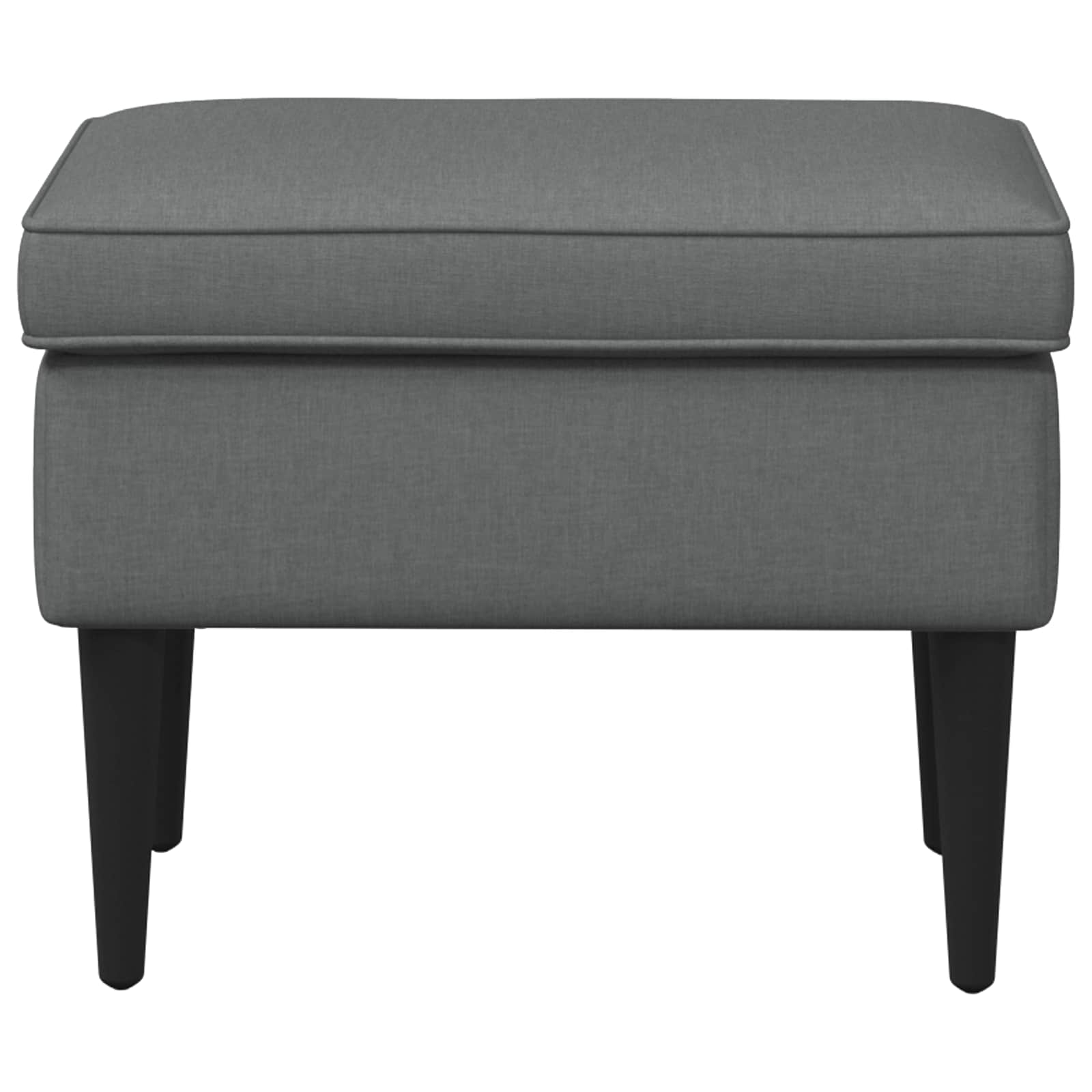 Poggiapiedi Grigio Scuro 55 x 35 x 41 cm Tessuto | homemem39