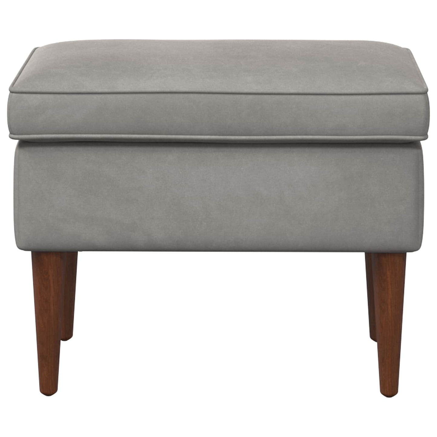 Poggiapiedi Grigio Chiaro 55 x 35 x 41 cm Velluto | homemem39