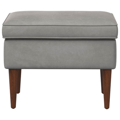 Poggiapiedi Grigio Chiaro 55 x 35 x 41 cm Velluto | homemem39