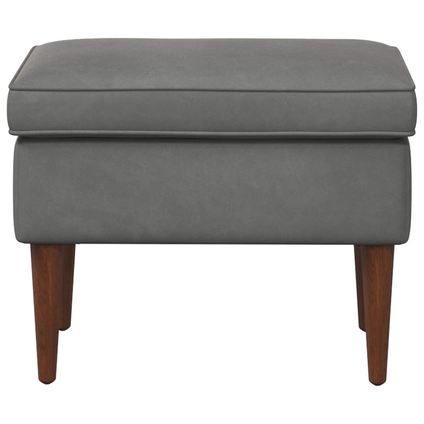Poggiapiedi Grigio Scuro 55 x 35 x 41 cm Velluto | homemem39