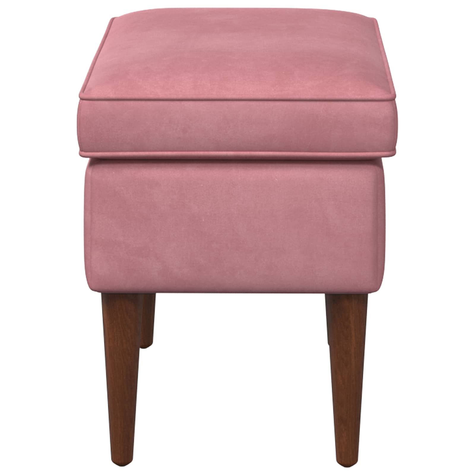 Poggiapiedi Rosa 55 x 35 x 41 cm Velluto | homemem39