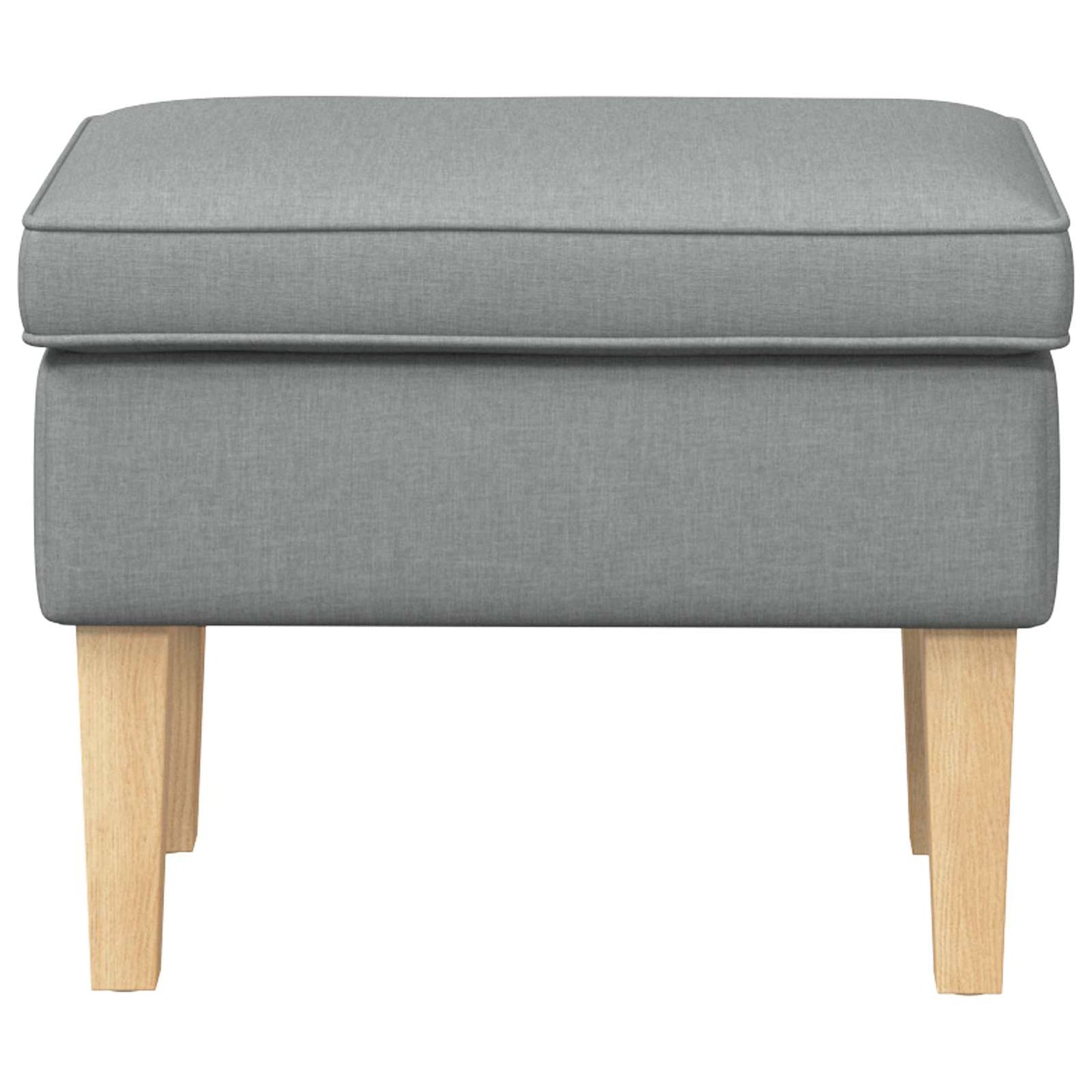 Poggiapiedi Grigio Chiaro 55 x 35 x 41 cm Tessuto | homemem39