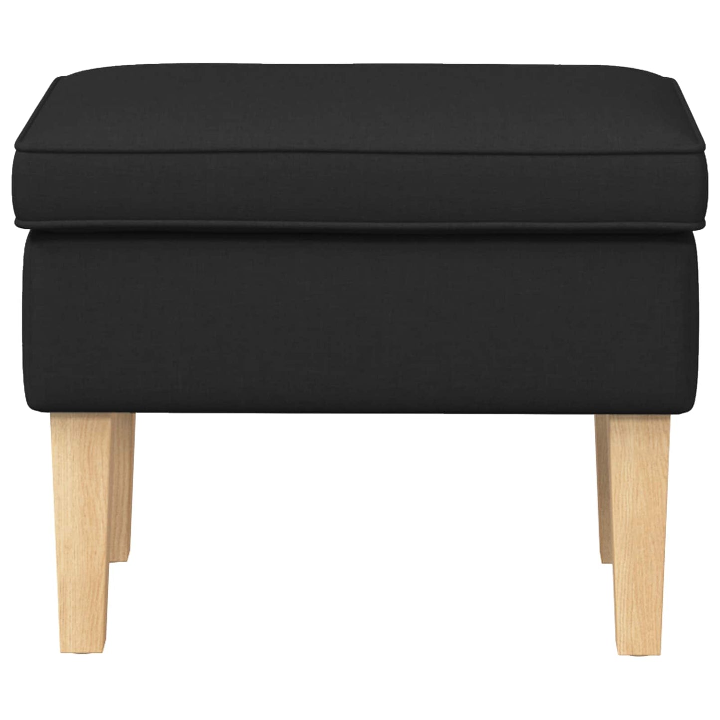 Poggiapiedi Nero 55 x 35 x 41 cm Tessuto