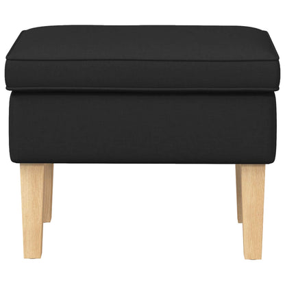 Poggiapiedi Nero 55 x 35 x 41 cm Tessuto
