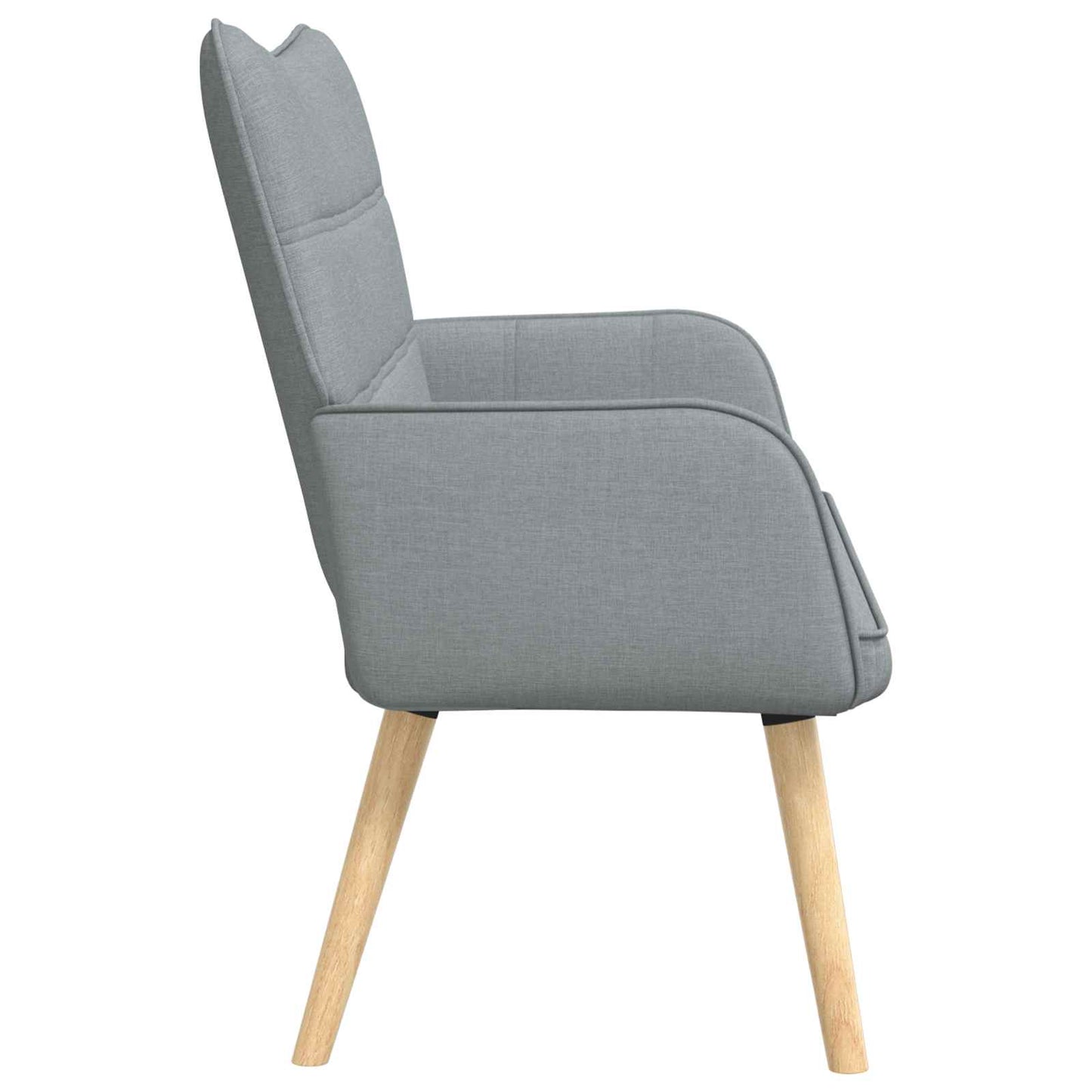 Sofa a Due Posti Grigio chiaro 115 x 61 x 87 cm Tessuto | homemem39