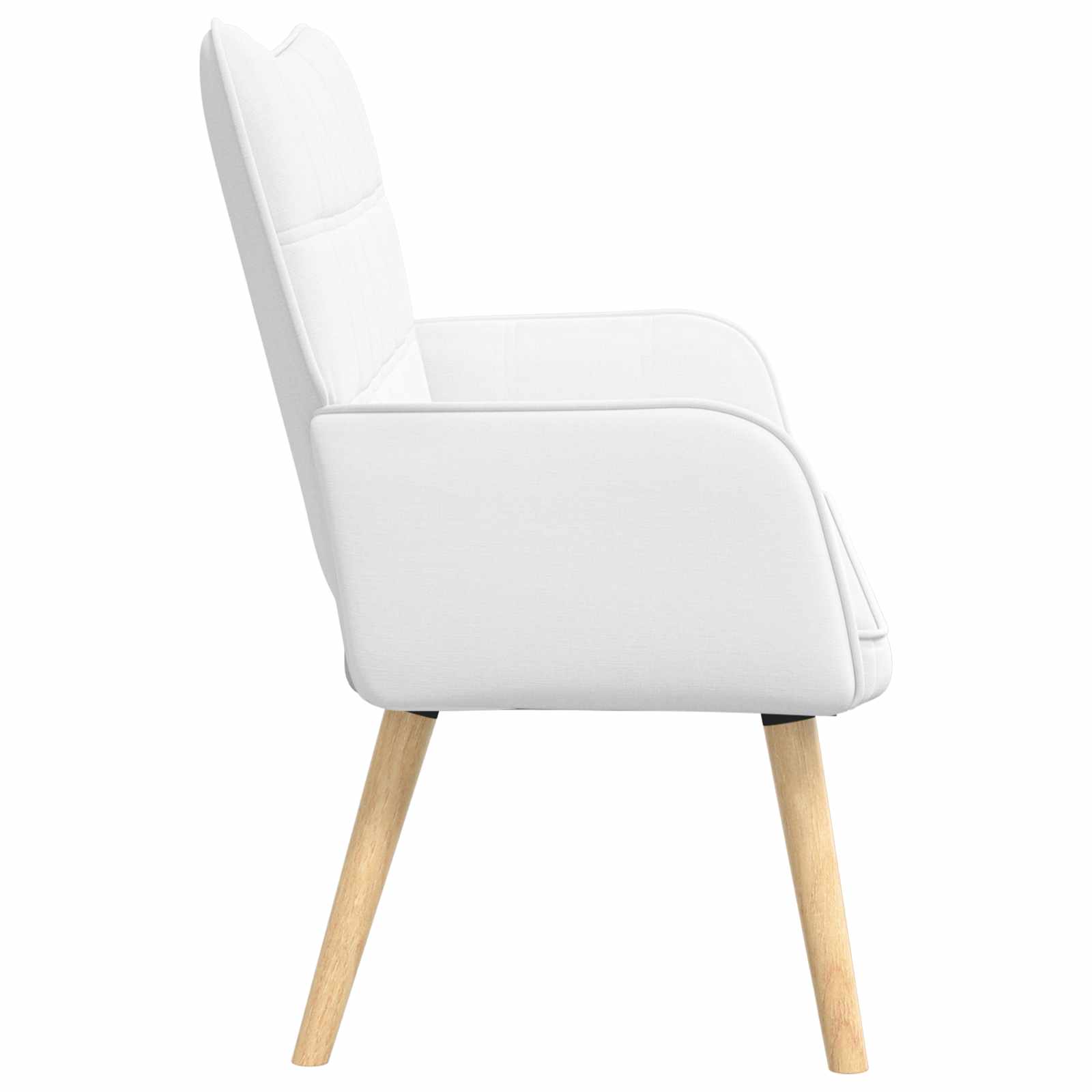 Sofa a Due Posti Bianco 115 x 61 x 87 cm Tessuto | homemem39