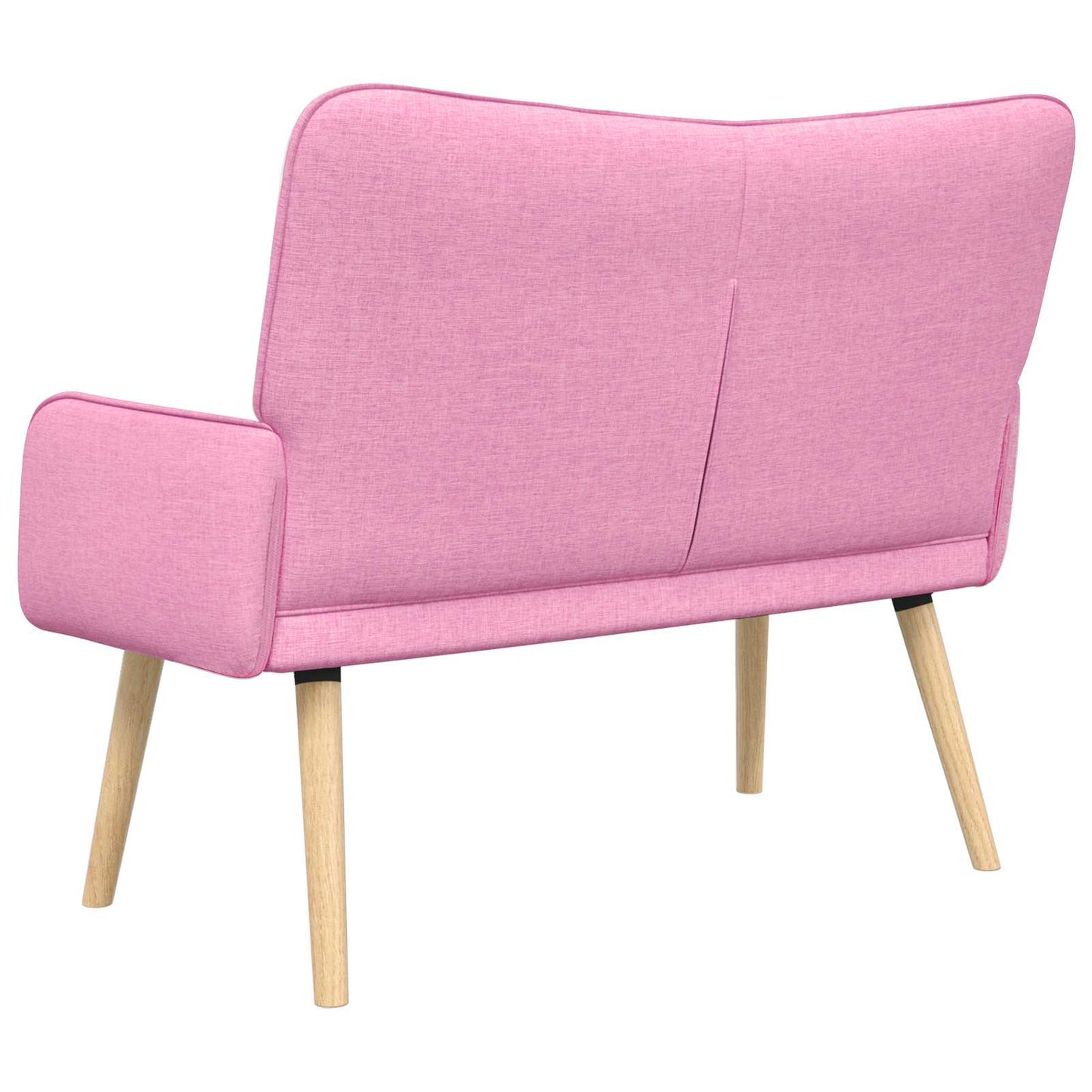 Sofa a Due Posti Rosa 115 x 61 x 87 cm Tessuto | homemem39
