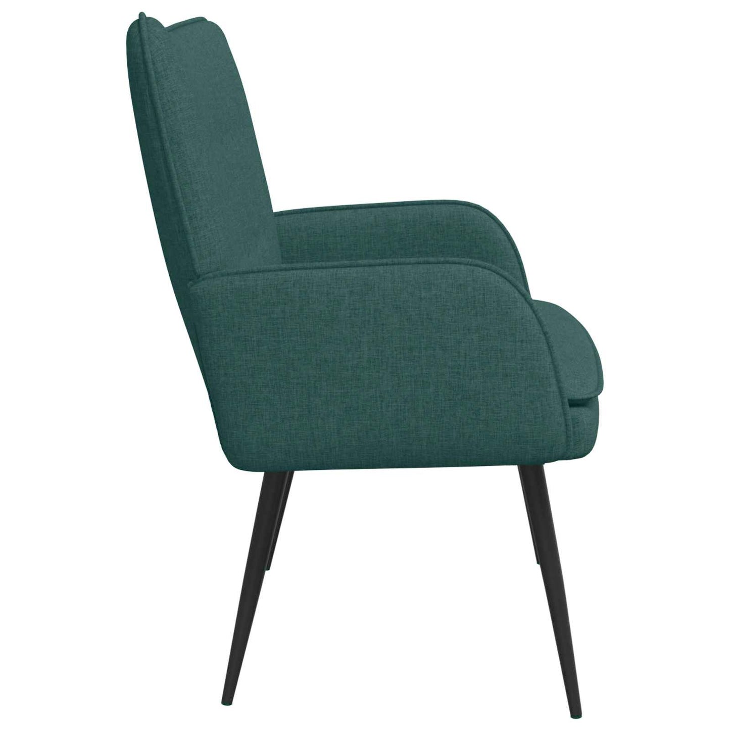 Divano a 2 Posti Verde Scuro 115 x 61 x 87 cm Tessuto