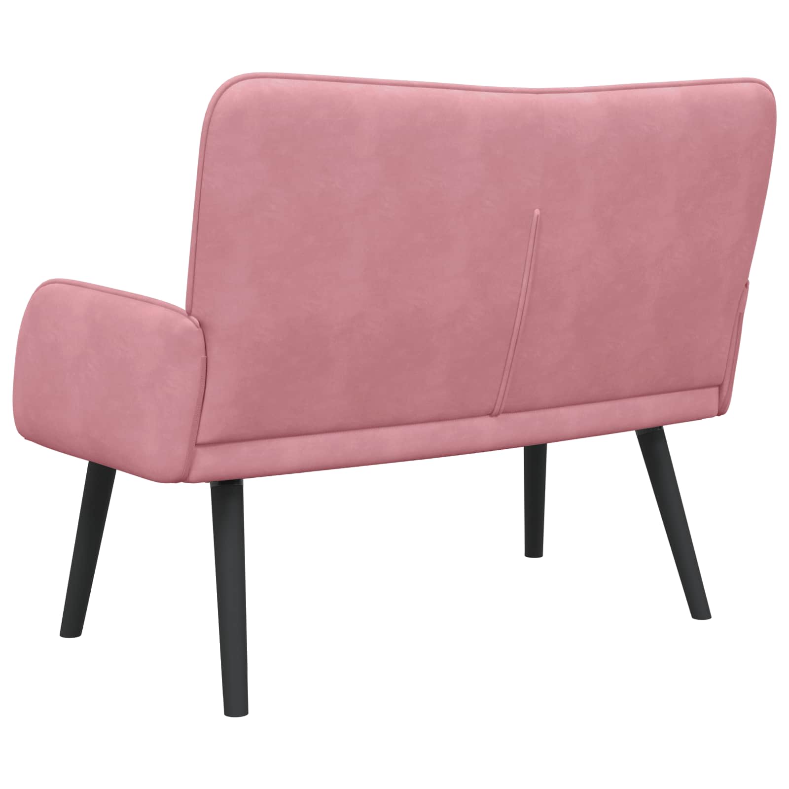 Sofa a Due Posti Rosa 115 x 61 x 87 cm Velluto | homemem39