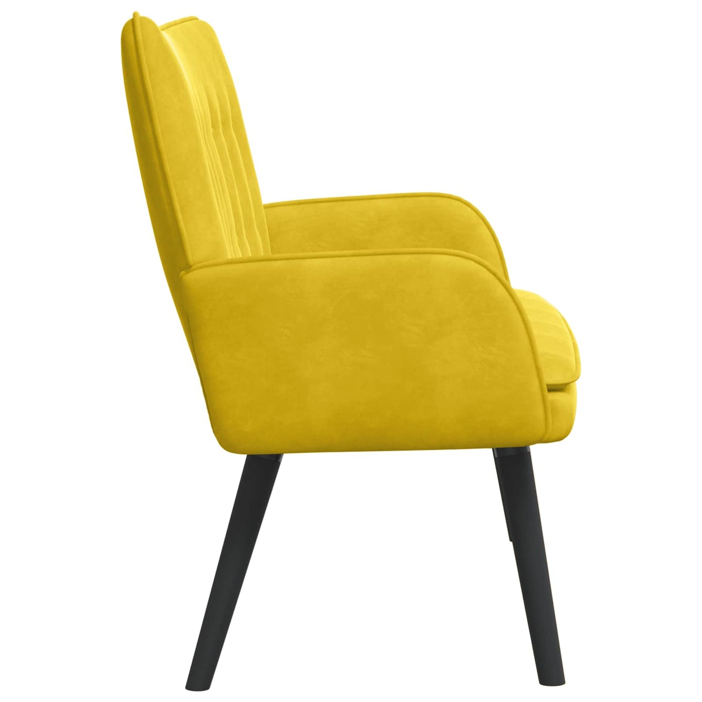 Sofa a Due Posti Giallo 115 x 61 x 87 cm Velluto | homemem39