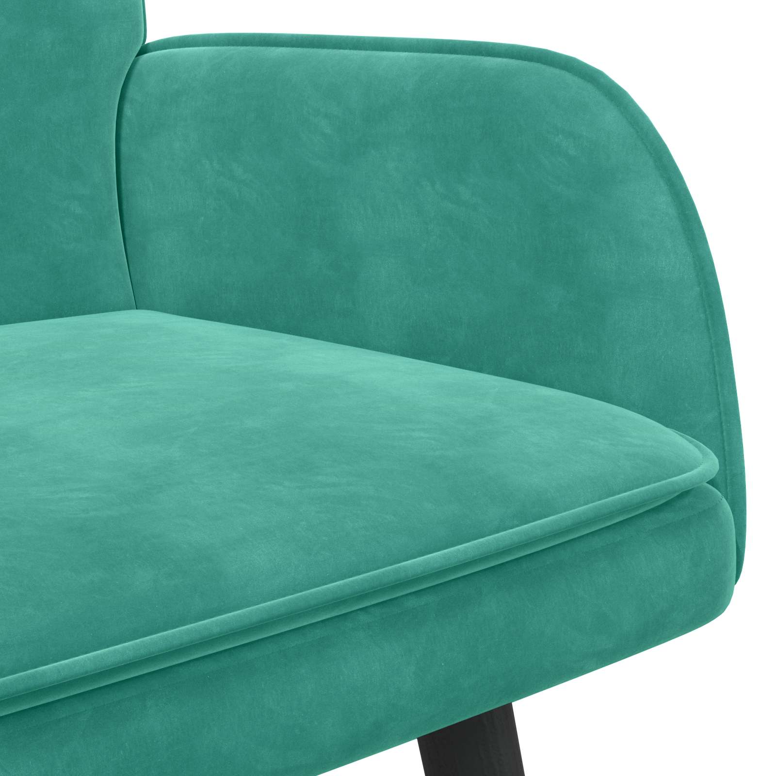 Sofa a Due Posti Turchese 115 x 61 x 87 cm Velluto | homemem39