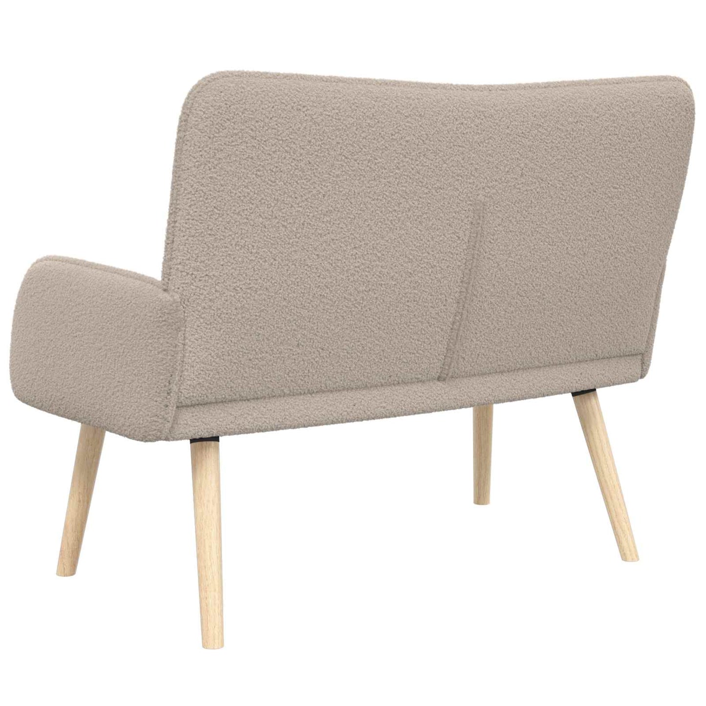 Divano a 2 Posti Grigio Chiaro 115 x 61 x 87 cm Bouclé | homemem39