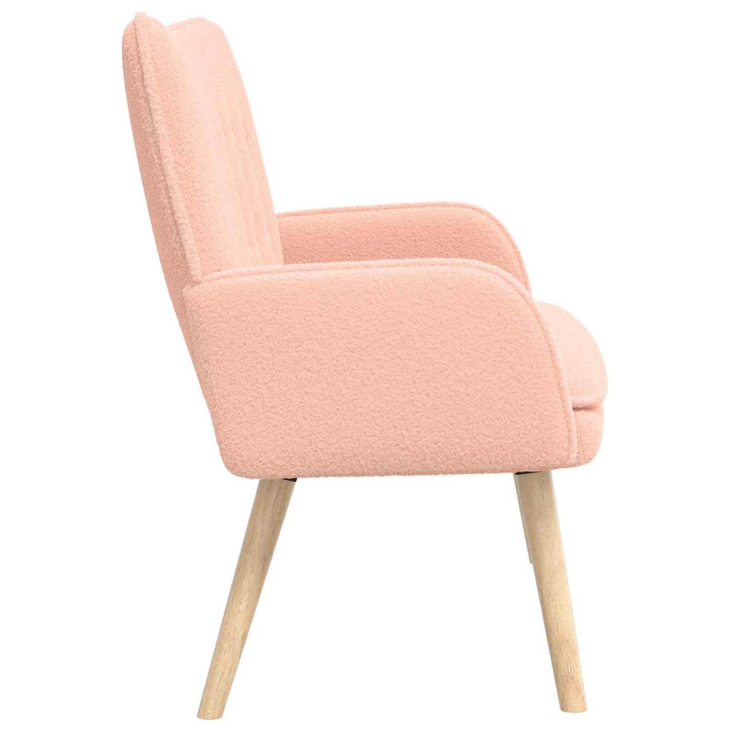 Divano a 2 Posti Rosa 115 x 61 x 87 cm Bouclé | homemem39