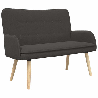 Divano a 2 Posti Grigio Scuro 115 x 61 x 87 cm Bouclé | homemem39