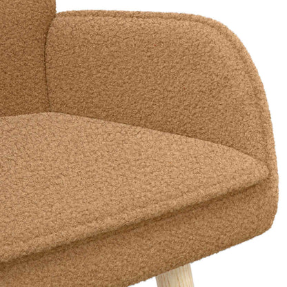 Divano a 2 Posti Beige 115 x 61 x 87 cm Bouclé | homemem39