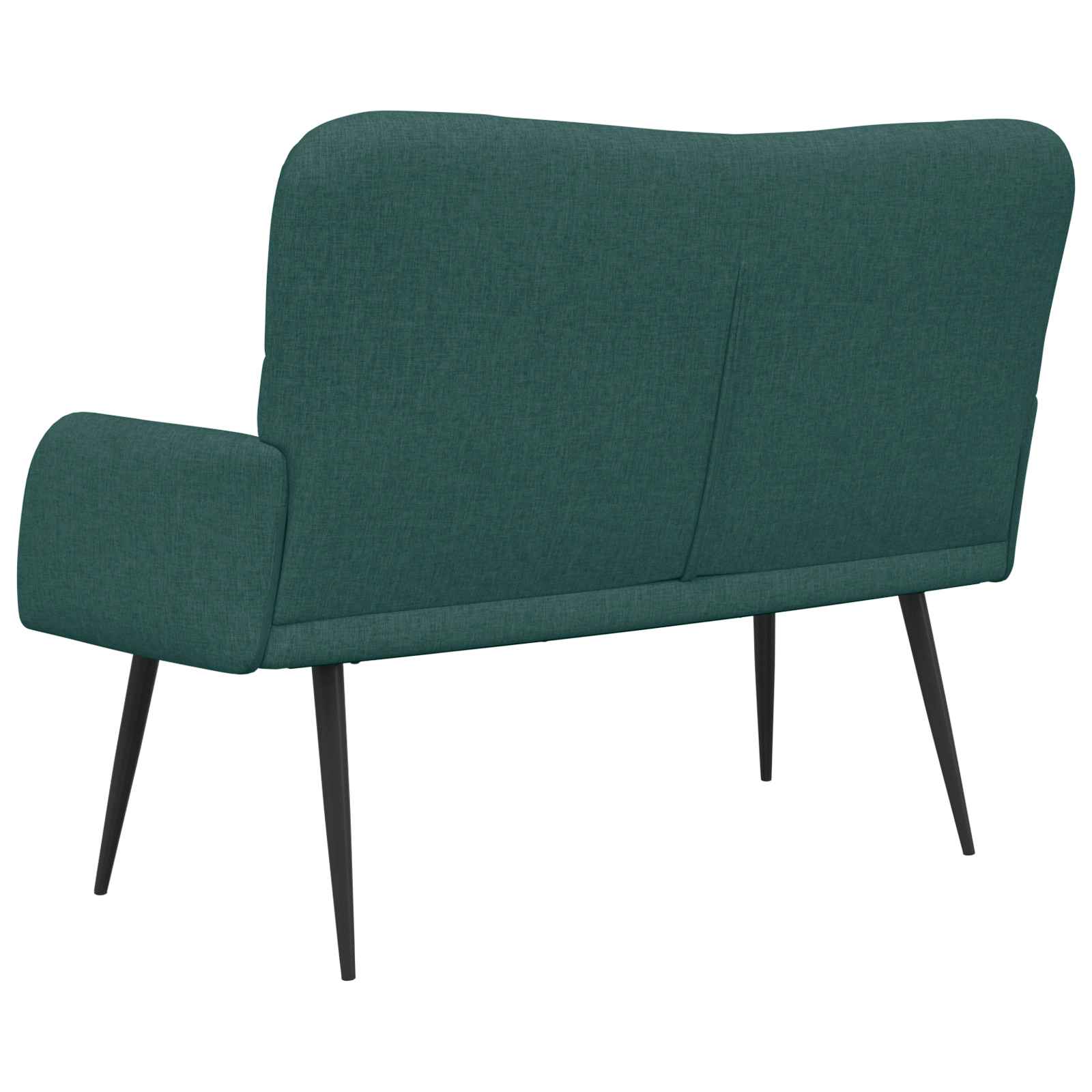 Sofa a Due Posti Verde Scuro 115 x 61 x 87 cm Tessuto | homemem39