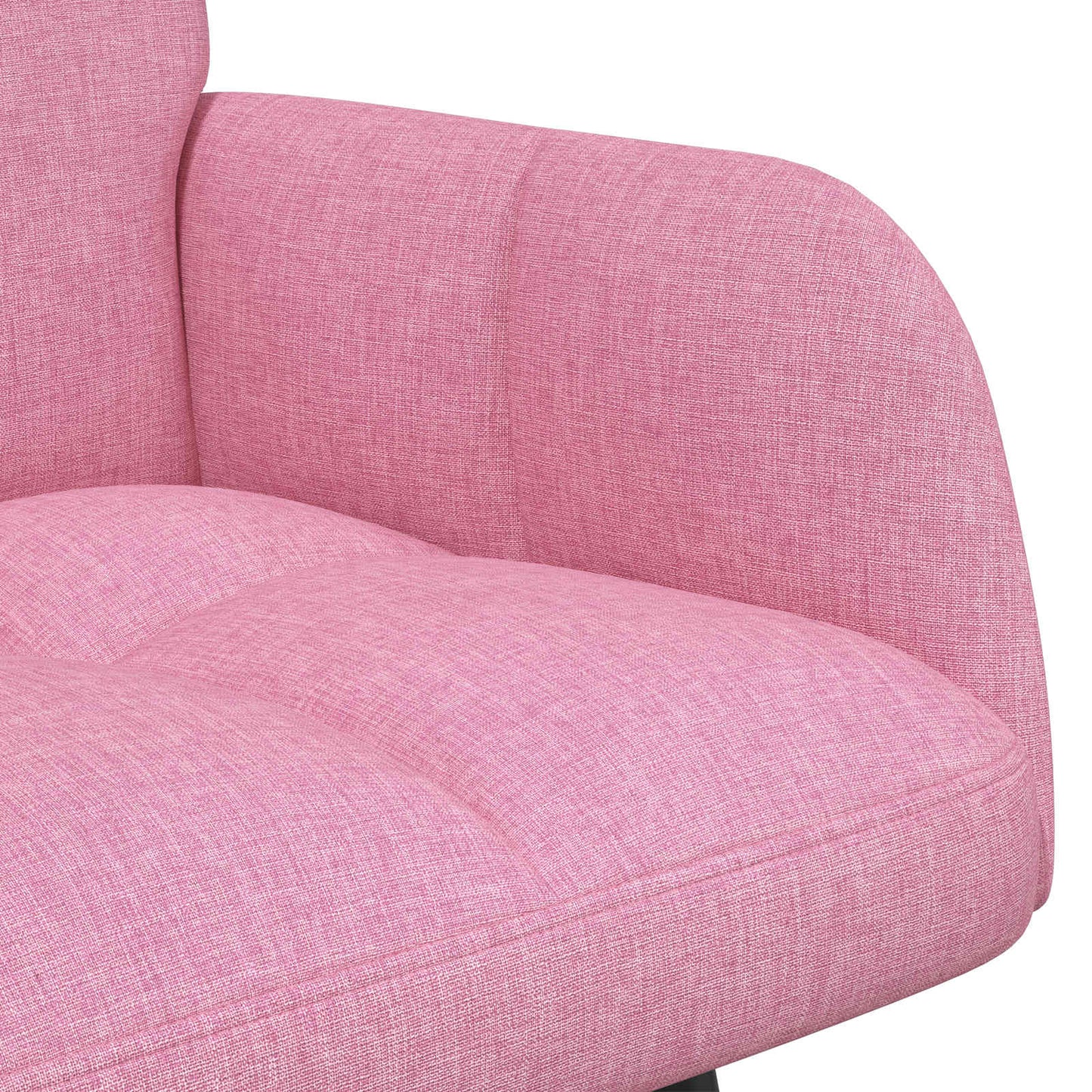 Sofa a Due Posti Rosa 115 x 61 x 87 cm Tessuto | homemem39