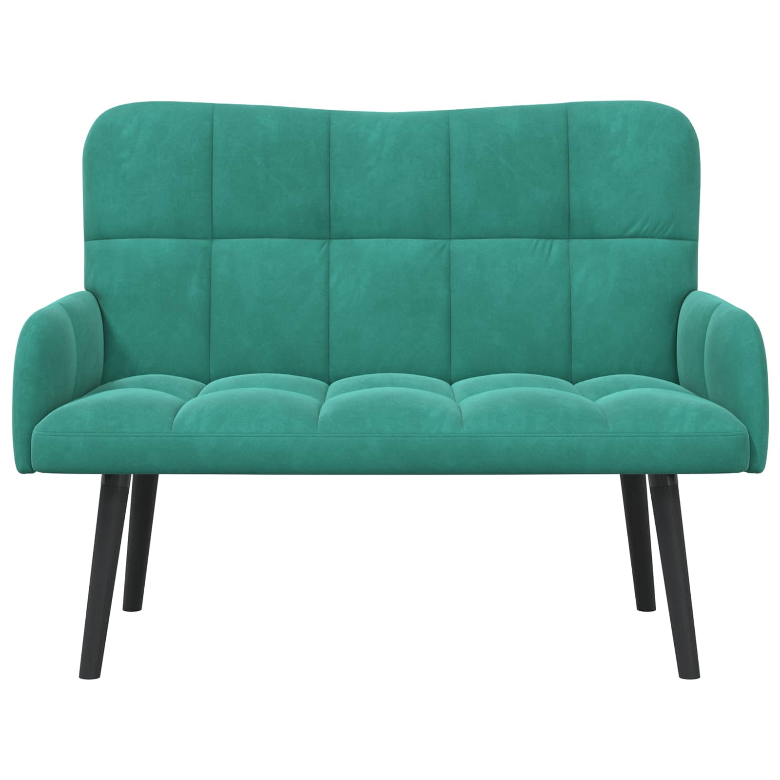 Sofa a Due Posti Turchese 115 x 61 x 87 cm Velluto | homemem39