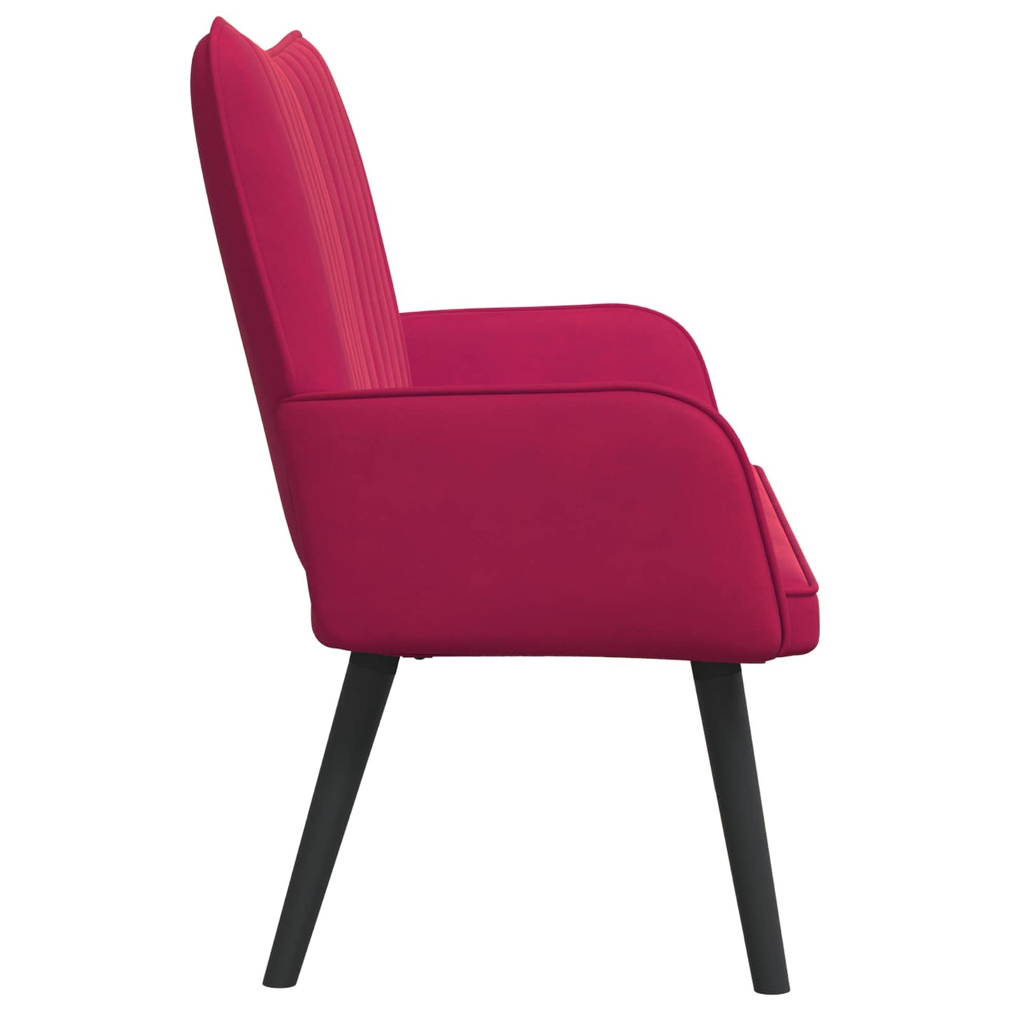 Sofa a Due Posti Rosso vino 115 x 61 x 87 cm Velluto | homemem39