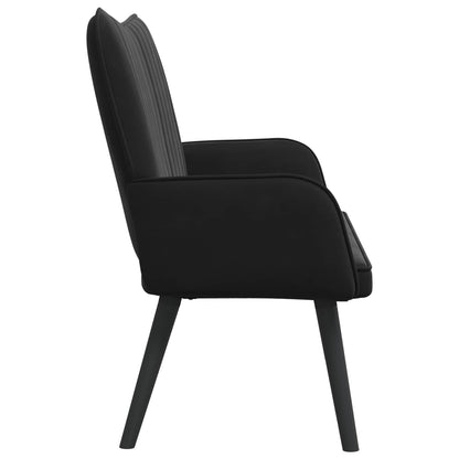 Sofa a Due Posti Nero 115 x 61 x 87 cm Velluto | homemem39