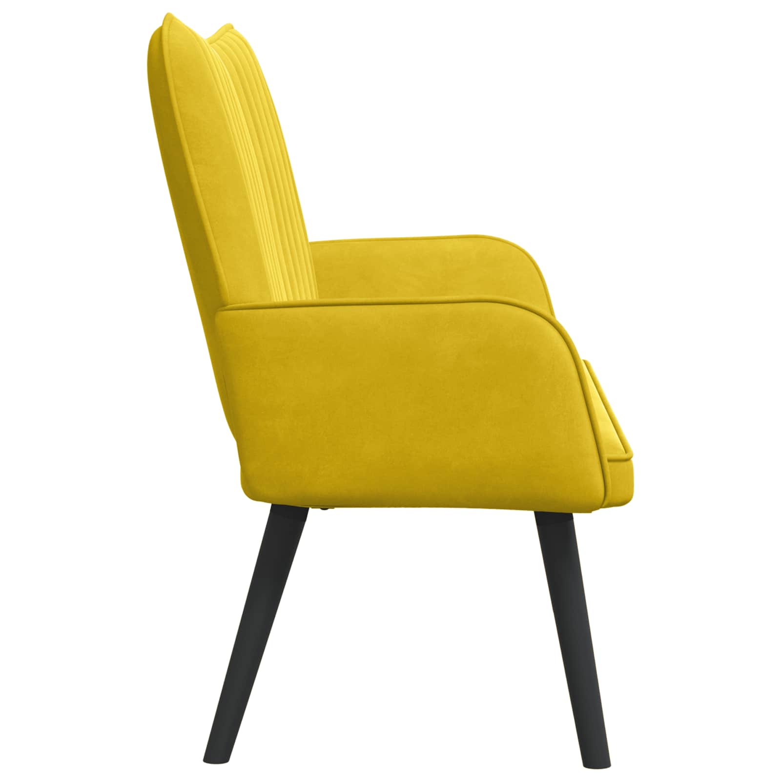 Sofa a Due Posti Giallo 115 x 61 x 87 cm Velluto | homemem39